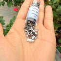 10g Miyuki Half Tila Seed Beads 5x2.3mm, Opaque Nickel-plated (HTL-190)