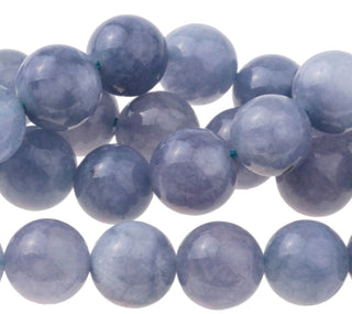 Natural Opaque Tanzanite Quartz Gemstone Round Beads, 15 Inch/1 Strand, Size Selections: 4mm/6mm/8mm/10mm