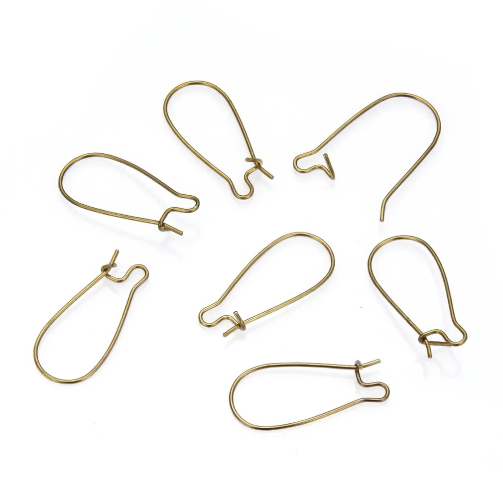 Raw Brass - Earring Wires | Hooks | Leverbacks