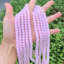 140pcs Creative Club Faceted Rondelle Crystal Glass Beads, Pink Rose Opal, 8x6mm, Hole ID 1.1mm, CCR830