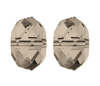 24pcs Adabele Austrian Faceted Rondelle Crystal Beads #5040, Smoked Quartz, Size Selections: 6x4mm, 8x6mm, 10x8mm