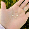 10pcs Real 1/20 14K Gold Filled 5mm Butterfly Earring Backs, Fit Post Diameter 0.65mm-0.76mm, JK1-J1