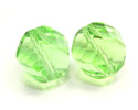 24pcs Adabele Austrian Faceted Helix Spiral Irregular Crystal Beads #5020, Peridot Green, 8mm, Hole ID 1.1mm, SSH-816