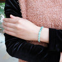 1 Strand Stretch Natural Amazonite Free Form Gemstone Bracelet, 5-8mm Small Beads, Length Selections: 7 inch/7.5 inch