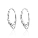 10pcs 925 Sterling Silver Oval Leverback Earring Hooks, Tarnish Resistant Rhodium Plated, 23mm, Thick Sturdy, SS15-3