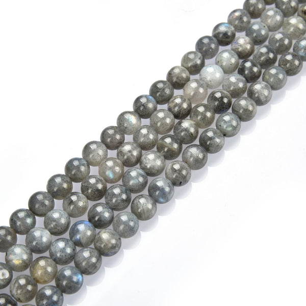Natural Blue Flash Labradorite Gemstone Round Beads, 15 Inch/1 Strand, Size Selections: 4mm/6mm/8mm/10mm