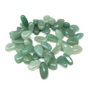 Natural Green Aventurine Gemstone Petal Keishi Beads, Irregular, 10mm-20mm, Hole ID 1mm, 1 Strand/15 Inch, GZ6-14