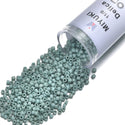 7.5g Miyuki Delica 11/0 Seed Beads Opaque Matte Glazed Luster Seafoam DB374