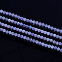 Natural Purple Tanzanite Gemstone Tiny Small Faceted Round Beads, 3mm, Hole ID 0.6mm, 15 Inch/1 Strand, GK3-26