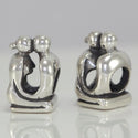 1pc Solid 925 Sterling Silver Love Couple Charm Husband Wife Oneness Bead Charm, Compatible with Pandora All Charm Bracelet, EC368
