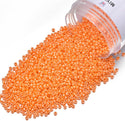 25g Miyuki Rocaille 15/0 Round Seed Beads Opaque Luster Mandarin RR-423