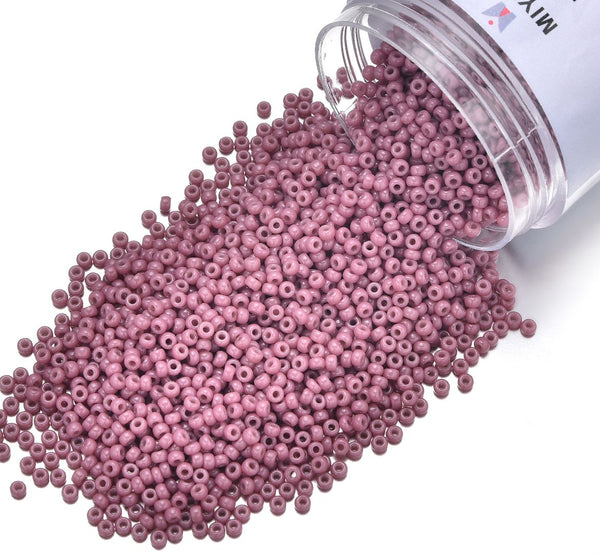 50g Miyuki Rocaille 11/0 Round Seed Beads Duracoat Opaque Hydrangea RR-4487