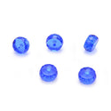 25pcs Adabele Austrian Faceted Heishi Rondelle Crystal Beads, Sapphire Blue, 8x4mm, Hole ID 1mm, SSV-813