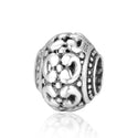 Solid 925 Sterling Silver Large Ancient Lock Charm Good Luck Bead