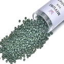 7.5g Miyuki Delica 11/0 Seed Beads, Matte Glazed Rainbow Basil Green DB2312