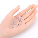 50pcs 304 Surgical Stainless Steel Leverback Earring Hooks – 15mm Strong Ear Wires