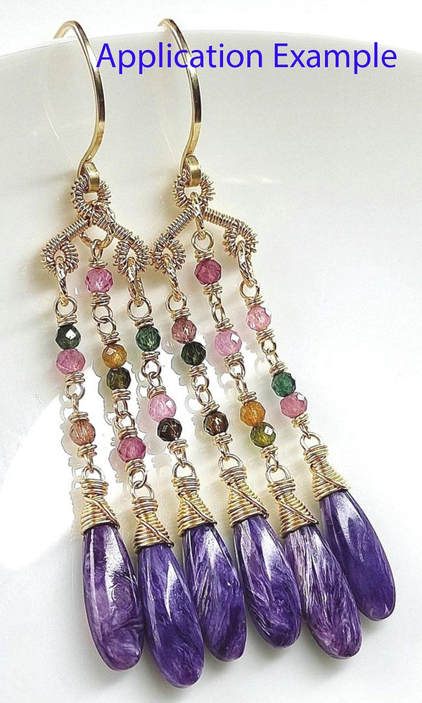 Natural Multi-color Tourmaline Gemstone Tiny Small Faceted Round Beads, 3mm, Hole ID 0.6mm, 15 Inch/1 Strand, GK3-2