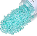 25g Miyuki Rocaille 8/0 Round Seed Beads Opaque Aqua Green Alabaster RR-536