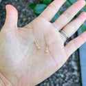 1 Pair Real 1/20 14K Gold Filled Ball Post Stud Earrings, Small Tiny Ball Ear Studs, Size Selections: 3mm/4mm