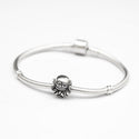 1pc Cute Real Solid Sterling Silver Octopus Charm Bead, Compatible with Pandora All Other Charm Bracelets, EC162
