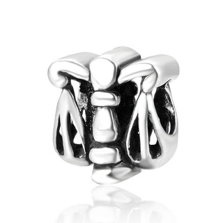 925 Sterling Silver Libra Zodiac Sign Bead Charm, Compatible with Pandora All Other Charm Bracelets