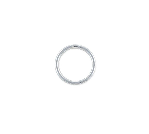 20pcs 925 Sterling Silver Open Jump Rings, 0.7mm/21 Gauge, Size Selections: 4mm/6mm/8mm/10mm