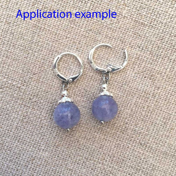 10pcs 925 Sterling Silver Round Hoop Huggies, Leverback Earring Hooks, Real 18K Yellow Gold Plated, Closed Ring, 12mm, SS88-2