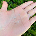 20pcs 925 Sterling Silver Open Jump Rings, 0.7mm/21 Gauge, Size Selections: 4mm/6mm/8mm/10mm