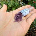 30g Miyuki Delica 11/0 Seed Beads Translucent Gold Luster Violet Gold DB117