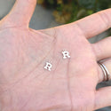 1pc Real 1/20 14K Gold Filled Letter R, Small Alphabet Charm Drop, 5.8x5.6mm, JK12-A18