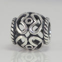 1pc Solid 925 Sterling Silver Two Hearts Union Charm, Compatible with Pandora All Other Charm Bracelet, EC269
