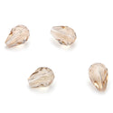 24pcs Adabele Austrian Faceted Teardrop Crystal Beads #5500, Silver Champagne, 8mm x 6mm, Hole ID 1mm, SST-829