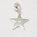 1pc Solid 925 Sterling Silver American Flag Bead Charm, Compatible with Pandora All Other Charm Bracelet, EC654