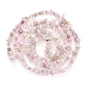 Natural Light Purple Pink Kunzite Gemstones Chip Beads, Free Form, 5mm-8mm, Hole ID 1mm, 1 Strand/31 Inch, GZ1-33