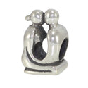 Solid 925 Sterling Silver Love Couple Charm Husband Wife Oneness Bead Charm