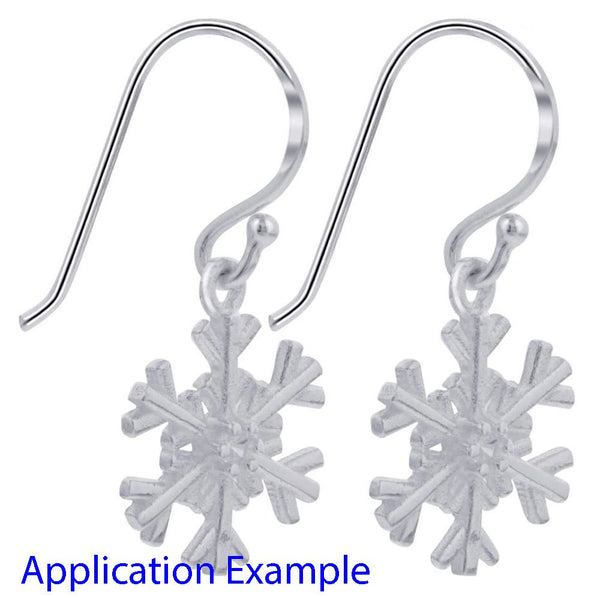 20pcs 925 Sterling Silver Ball End Fish Earring Hooks, 20mm, Wire Gauge/Diameter Selections: 0.6mm/0.7mm/0.8mm/0.9mm