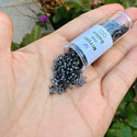 30g Miyuki Delica 11/0 Seed Beads Opaque Silk Satin Dyed Rustic Grey DB1818