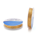 82 Feet Premium Tarnish Resistant Round Jewelry Copper Wire, 0.7mm/21 Gauge, 18K Gold Plated Copper, BF286-7