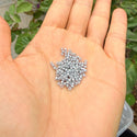 25g Miyuki Rocaille 11/0 Round Seed Beads Opaque Luster Ghost Grey RR-443