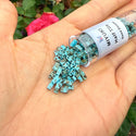 10g Miyuki Half Tila Seed Beads 5x2.3mm, Picasso Antique Turquoise Blue HTL-4514