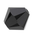 50pcs Preciosa Faceted Bicone Crystal Beads, Jet Black, 6mm, Hole ID 1mm, Pre-B623