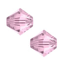 100pcs Adabele Austrian Faceted Bicone Crystal Beads #5301, Rosaline (Light Pink), Size Selections: 3mm/4mm/5mm/6mm
