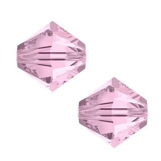 50pcs Adabele Austrian Faceted Bicone Crystal Beads #5301, Rosaline( Light Pink), Size Selections: 6mm/8mm/10mm