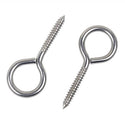 100pcs Glue On Screw Eye Pin Bail Jump Ring Loop, Pendant Connector, 18K White Gold Plated Brass, Size Selections: 8x4mm/10x5mm