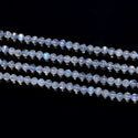 Natural Flashy Labradorite Gemstone Tiny Small Faceted Round Beads, 3mm, Hole ID 0.6mm, 15 Inch/1 Strand, GK3-5