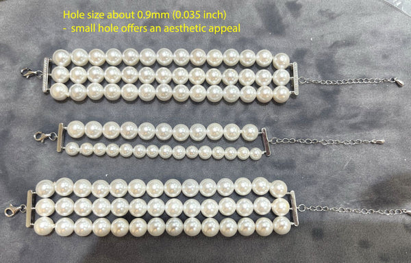 1 Set 925 Sterling Silver 2 Strands Clasp, Adjustable Chain, Tarnish Resistant Rhodium Plated, SS392