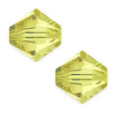 50pcs Adabele Austrian Faceted Bicone Crystal Beads #5301, Jonquil (Yellow), Size Selections: 6mm/8mm/10mm
