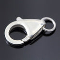 5pcs 925 Sterling Silver Lobster Claw Clasps, Size Selections: 10mm/11mm/13mm/15mm