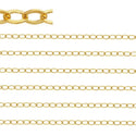 5 Feet 1/20 14K Gold Filled Unfinished Cable Chain Link, 2.2mm Width, Non Tarnish, KG-G1