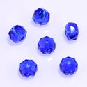25pcs Adabele Austrian Faceted Donut Rondelle Crystal Beads #5045, Sapphire Blue, 8mm x 5mm, Hole ID 1.2mm, SSO-813
